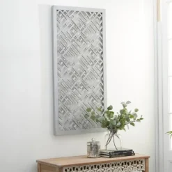 Wood Carved Diamonds Wall Plaque-Kirkland's Home Cheap