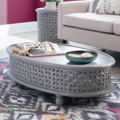 Wood Carved Medallion Coffee Table-Kirkland's Home Best