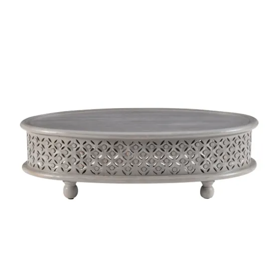 Wood Carved Medallion Coffee Table-Kirkland's Home Best
