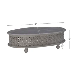 Wood Carved Medallion Coffee Table-Kirkland's Home Best