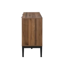 Wood Chevron 4-Door Sideboard-Kirkland's Home Cheap