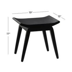 Wood Curved Seat Stool-Kirkland's Home Best Sale