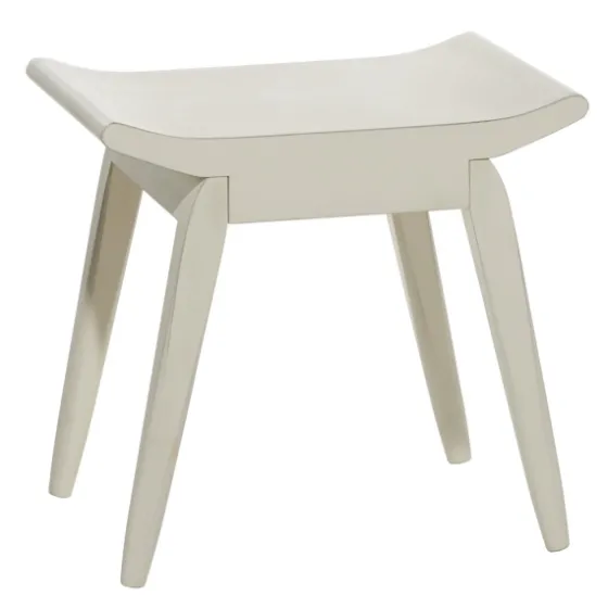 Wood Curved Seat Stool-Kirkland's Home Flash Sale