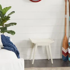 Wood Curved Seat Stool-Kirkland's Home Flash Sale