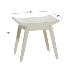 Wood Curved Seat Stool-Kirkland's Home Flash Sale