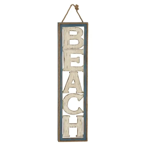 Wood Cut-Out Beach Hanging Wall Plaque-Kirkland's Home Outlet