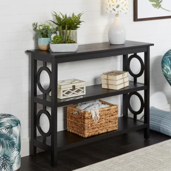 Wood Cut-Out Circles Bookcase-Kirkland's Home Shop