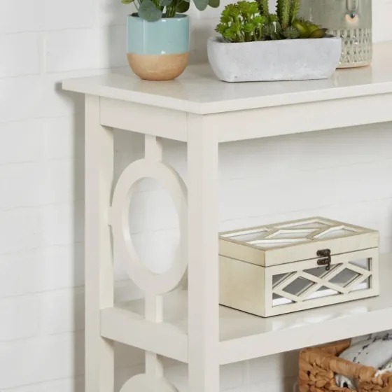 Wood Cut-Out Circles Bookcase-Kirkland's Home Discount