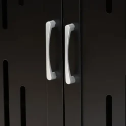 Wood Cut-Out Shoe Storage Cabinet-Kirkland's Home Outlet