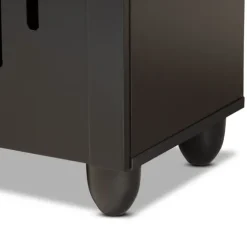 Wood Cut-Out Shoe Storage Cabinet-Kirkland's Home Outlet