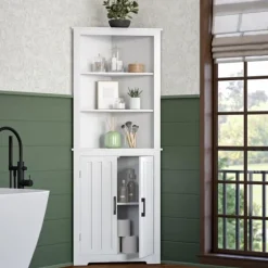 Wood 2-Door Corner Storage Cabinet-Kirkland's Home New