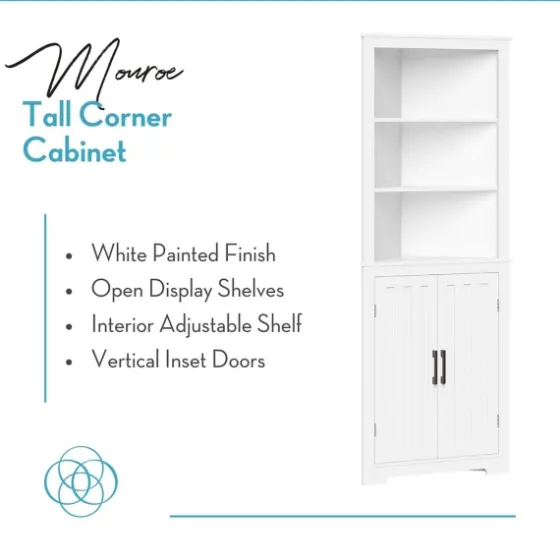 Wood 2-Door Corner Storage Cabinet-Kirkland's Home New