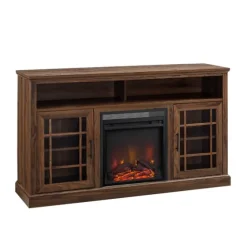 Wood 2-Door Led Fireplace Cabinet-Kirkland's Home Best