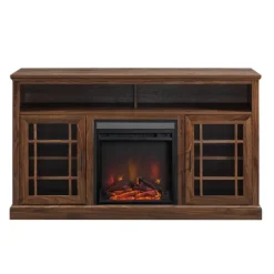 Wood 2-Door Led Fireplace Cabinet-Kirkland's Home Best
