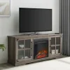 Wood 2-Door Led Fireplace Cabinet-Kirkland's Home Cheap