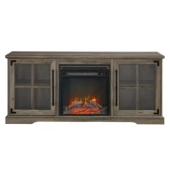 Wood 2-Door Led Fireplace Cabinet-Kirkland's Home Cheap