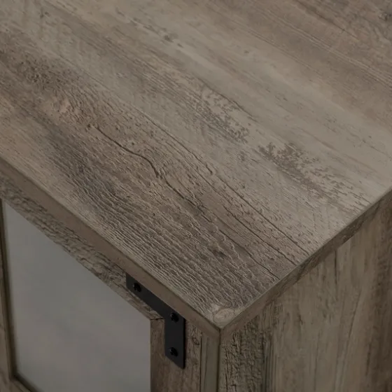 Wood 2-Door Led Fireplace Cabinet-Kirkland's Home Cheap