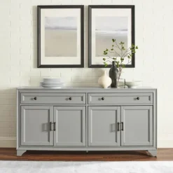 Wood 4-Door Sideboard Cabinet-Kirkland's Home Best Sale