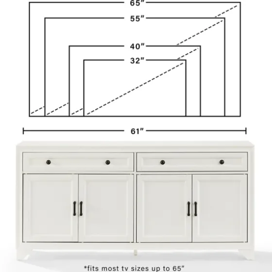 Wood 4-Door Sideboard Cabinet-Kirkland's Home Cheap