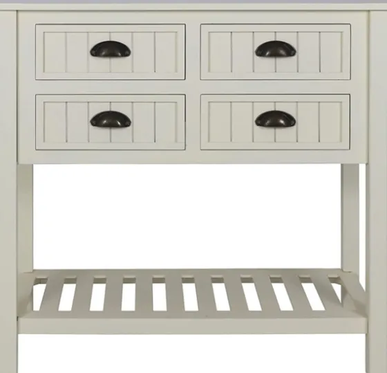 Wood 4-Drawer Console Table-Kirkland's Home Discount