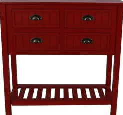 Wood 4-Drawer Console Table-Kirkland's Home Online