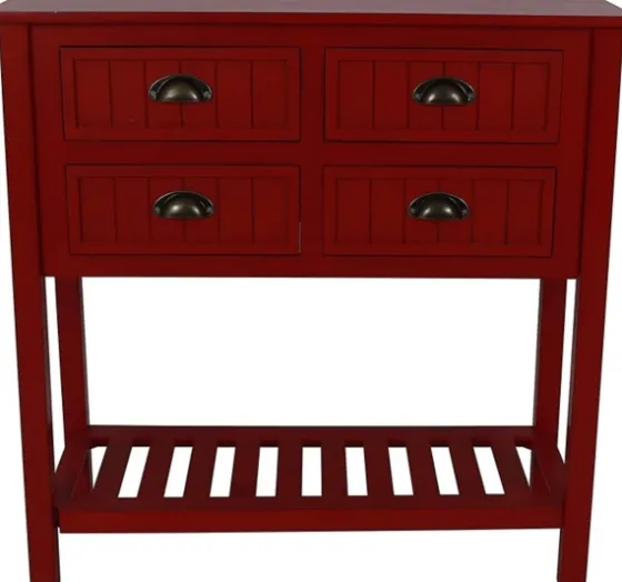 Wood 4-Drawer Console Table-Kirkland's Home Online