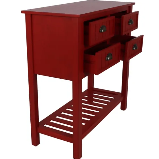 Wood 4-Drawer Console Table-Kirkland's Home Online