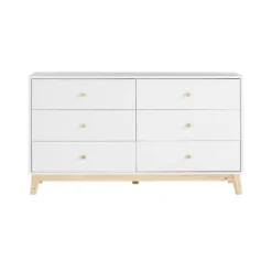 Wood 6-Drawer Footed Dresser-Kirkland's Home Outlet