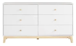 Wood 6-Drawer Footed Dresser-Kirkland's Home Outlet
