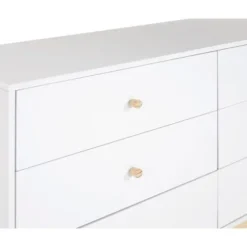 Wood 6-Drawer Footed Dresser-Kirkland's Home Outlet