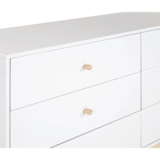 Wood 6-Drawer Footed Dresser-Kirkland's Home Outlet