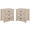 Wood 3-Drawer Nightstands, Set Of 2-Kirkland's Home Best