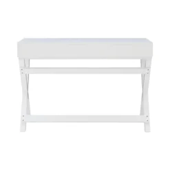 Wood 2-Drawer X-Frame Desk-Kirkland's Home Cheap