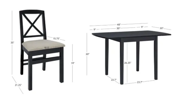 Wood Drop Leaf 3-Pc. Dining Set-Kirkland's Home Hot
