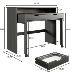 Wood Extendable Desk-Kirkland's Home Online