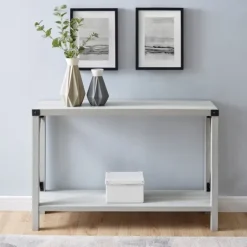Wood Farmhouse Console Table-Kirkland's Home Shop