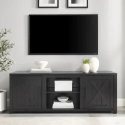 Wood Farmhouse Media Cabinet-Kirkland's Home Outlet