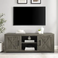 Wood Farmhouse Media Cabinet-Kirkland's Home Online