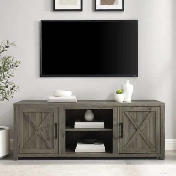 Wood Farmhouse Media Cabinet-Kirkland's Home Online