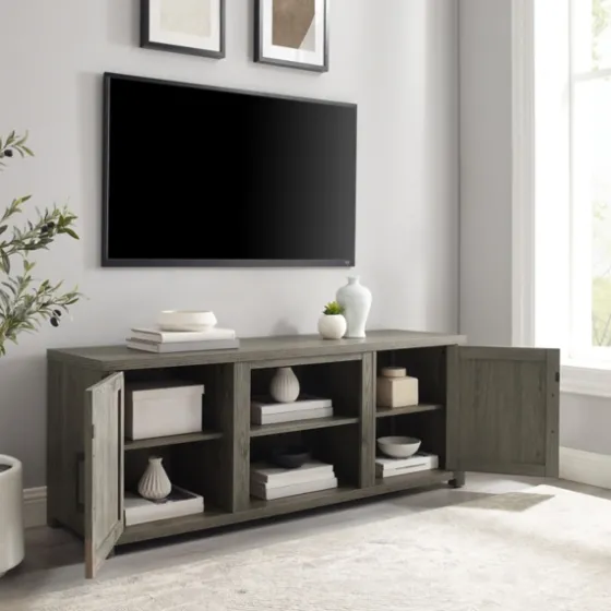 Wood Farmhouse Media Cabinet-Kirkland's Home Online
