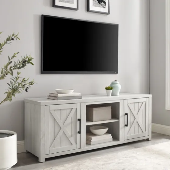 Wood Farmhouse Media Cabinet-Kirkland's Home Flash Sale