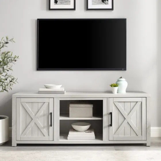 Wood Farmhouse Media Cabinet-Kirkland's Home Flash Sale