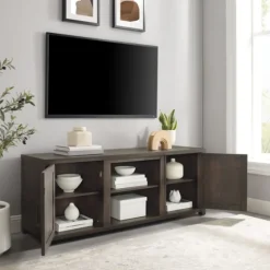 Wood Farmhouse Media Cabinet-Kirkland's Home Cheap