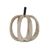 Wood Frame Metal Stem Pumpkin Statue-Kirkland's Home Best Sale