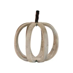 Wood Frame Metal Stem Pumpkin Statue-Kirkland's Home Best Sale