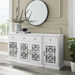 Wood Fretwork Sideboard-Kirkland's Home Outlet