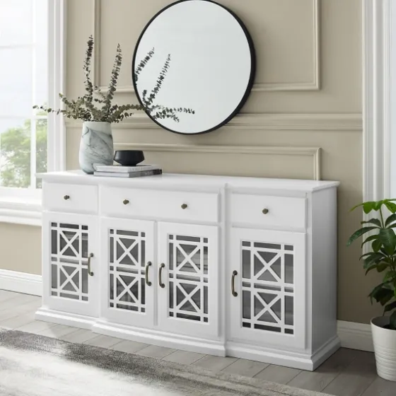Wood Fretwork Sideboard-Kirkland's Home Outlet