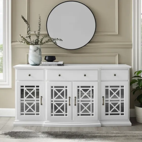 Wood Fretwork Sideboard-Kirkland's Home Outlet