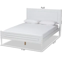 Wood Full Platform Bed Frame-Kirkland's Home Sale