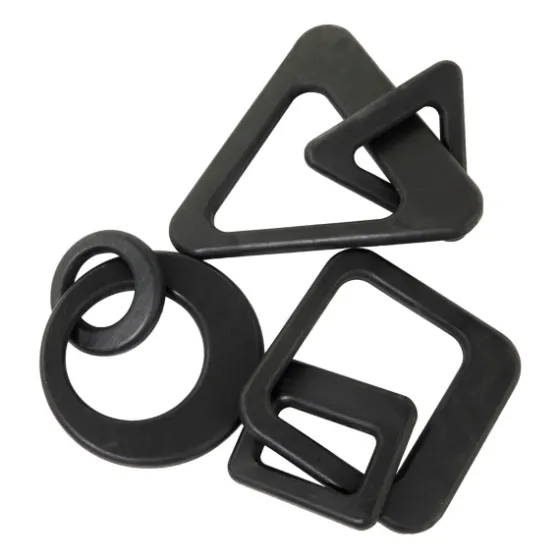 Wood Geometric Chain Sculptures, Set Of 3-Kirkland's Home Shop